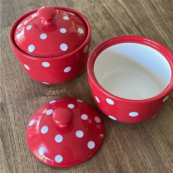 Baking Days Red by SPODE Miniature Baking Dish Set of Two Discontinued EUC - Picture 7 of 8